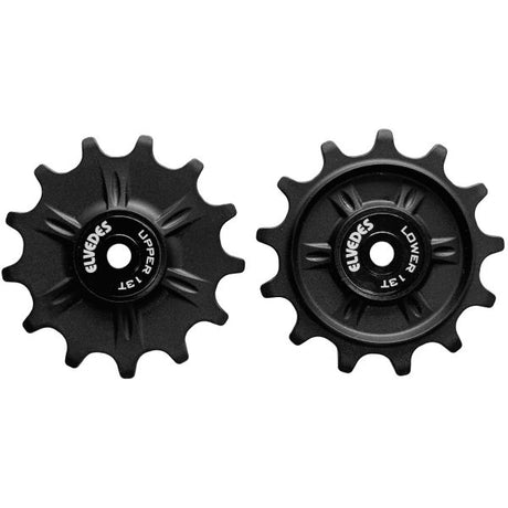 Ruote deragliatori set elvedes 2x13t 12v sigillato nero