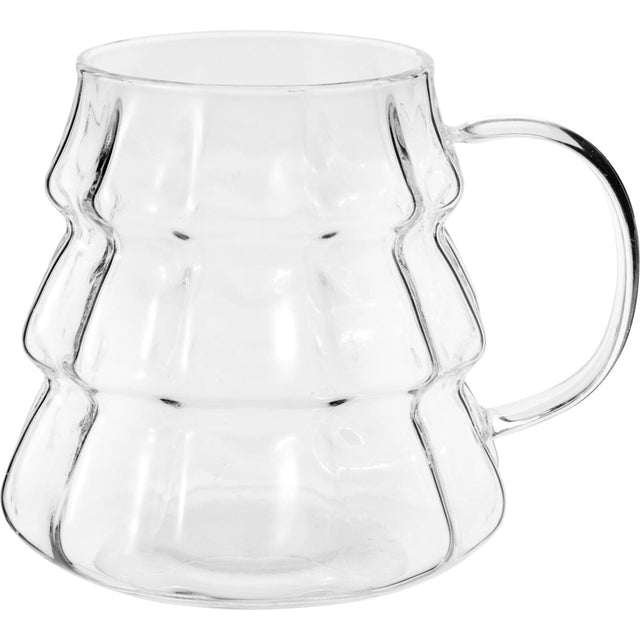 Theeglas 370 ml kerstboom vorm