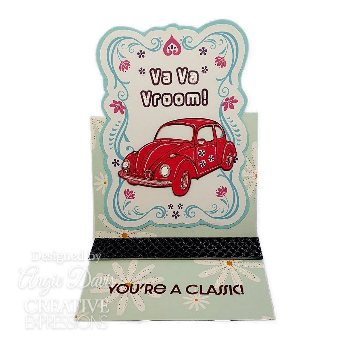 Espressioni creative • set di timbri trasparenti per auto d'epoca