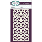Espressioni creative • dl stencil amore uccelli