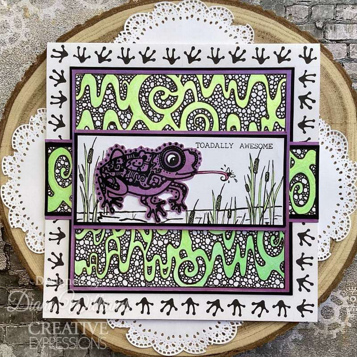 Espressioni creative • traccia di melma stencil