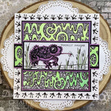 Espressioni creative • traccia di melma stencil