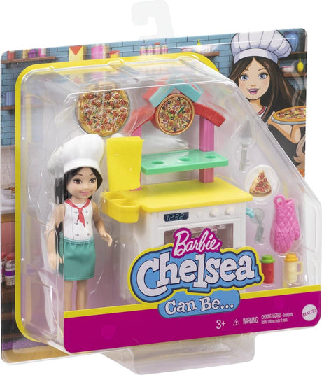 La bambola Barbie Chelsea di Otto Simon può essere il set da gioco del pizzaiolo Chelsea