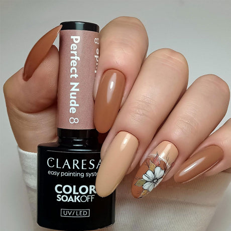 Smalto gel UV LED Claresa 5 ml Nudo perfetto 8