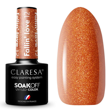 Smalto gel UV LED Claresa 5 ml Fallin' Love 12