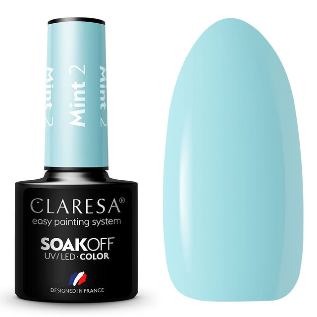 Smalto gel UV LED Claresa 5ml Menta 2
