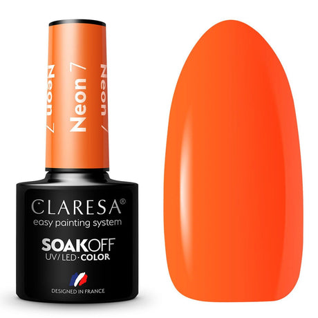 Smalto gel UV LED Claresa 5 ml Neon 7