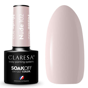 Smalto gel UV LED Claresa 5ml Nudo 102