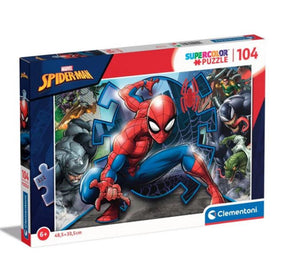 Puzzle Clementoni 104 pezzi uomo ragno