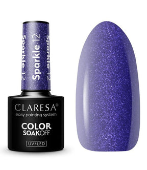 Smalto gel UV LED Claresa 5ml Scintillante 12