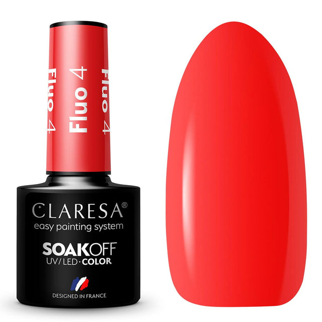 Smalto semipermanente UV LED Claresa 5ml Fluo 4