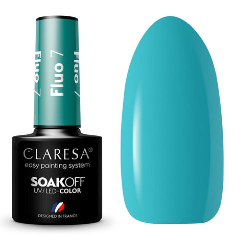 Smalto semipermanente UV LED Claresa 5ml Fluo 7