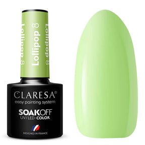 Smalto gel UV LED Claresa 5ml Lollipop 8