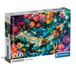 Clementoni puzzle 1000 pezzi koi river 2025-compatto