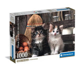 Puzzle Clementoni - teneri gattini, 1000 pz.
