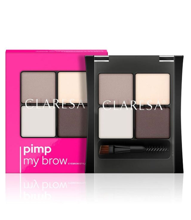 Claresa pimp my brow kit styling sopracciglia 01 soft brown 4gr