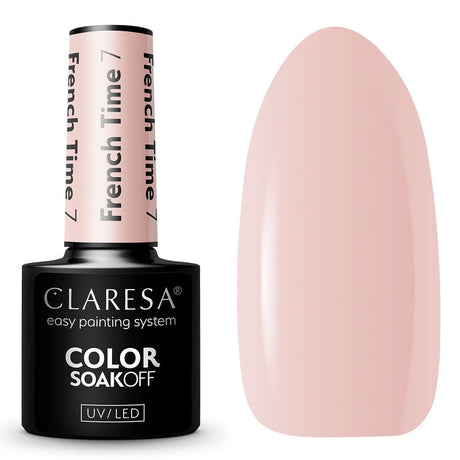 Smalto gel UV LED Claresa 5 ml French Time 7