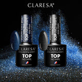 Claresa top coat no wipe glitter blu 5ml