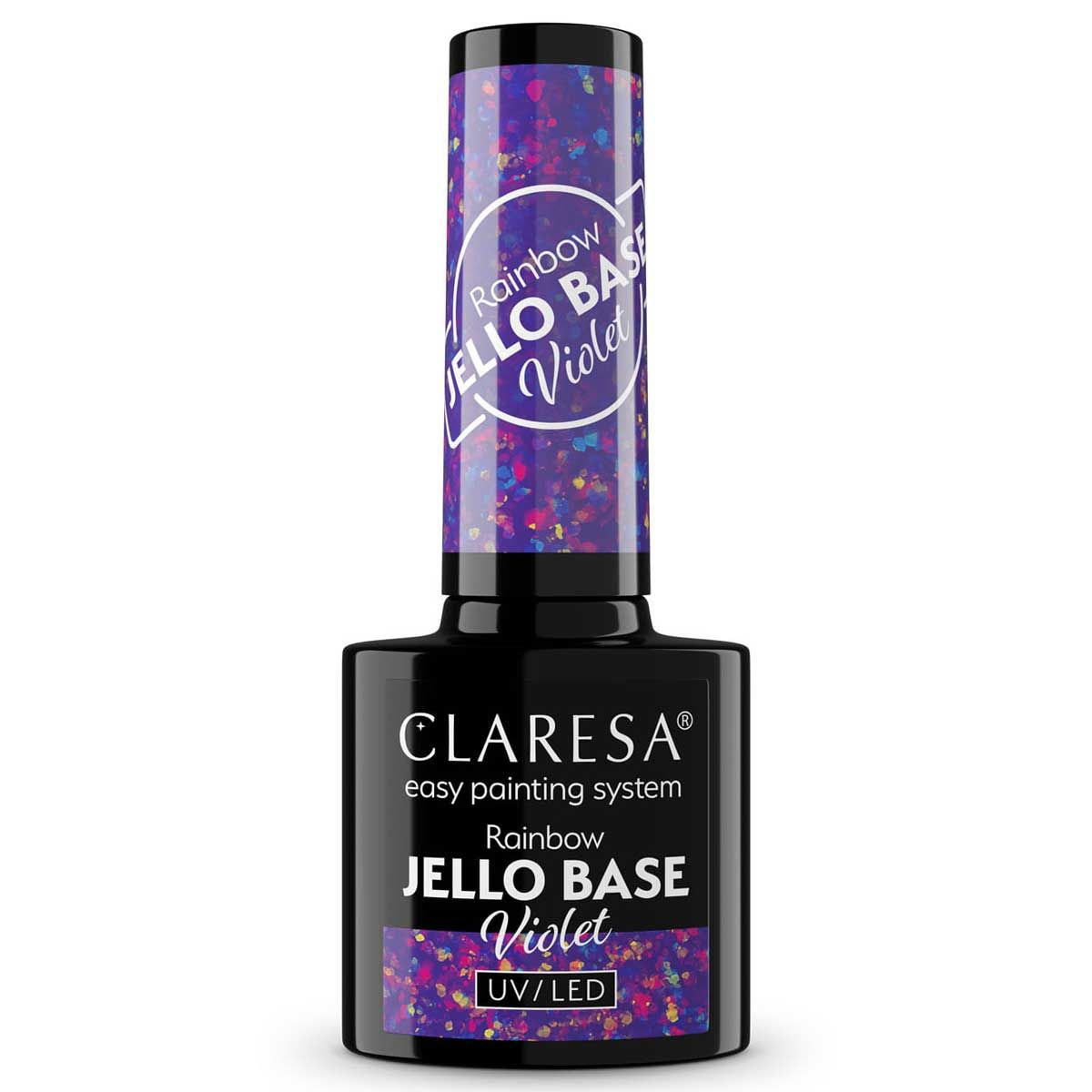 Claresa Rainbow Jello Base Coat viola 5ml