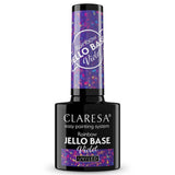 Claresa Rainbow Jello Base Coat viola 5ml