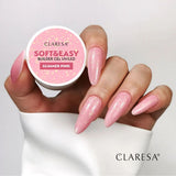 Claresa cheratina soft gel costruttore facile glimmer rosa 90gr.