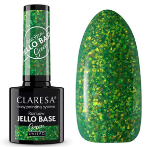 Claresa Rainbow Jello Base Coat verde 5 ml