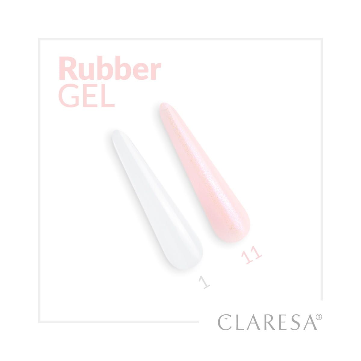 Claresa gomma gel 1 trasparente 90gr.