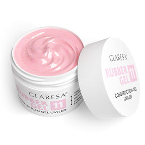 Claresa gomma gel 11 sparkle rosa tenue 90gr.