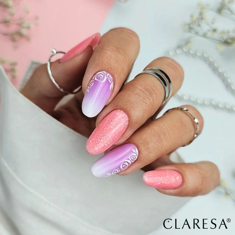 Pennello Claresa easy gel glitter pesca 5ml