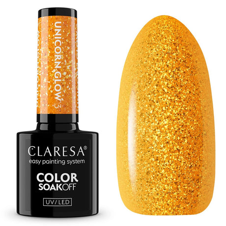 Smalto gel UV LED Claresa 5 ml Unicorn Glow 3