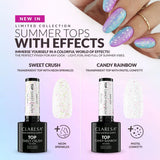 Claresa top coat no wipe candy arcobaleno 5ml