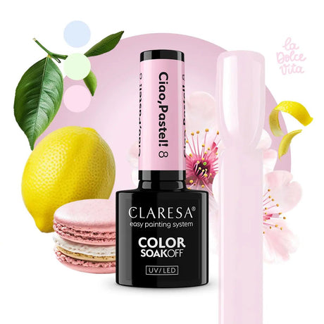 Smalto semipermanente Claresa UV LED 5ml Ciao Pastello 8