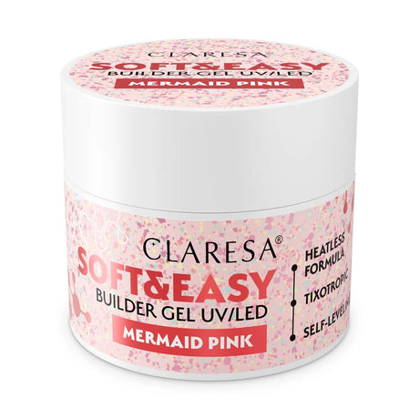 Claresa cheratina soft gel costruttore facile sirena rosa 45gr.