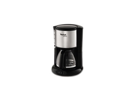Caffettiera con filtro Tefal subito acciaio inox nero