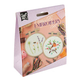 Mini set da ricamo Craft ID, 2 pezzi. diametro 8,5 cm.