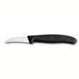 Coltello Victorinox con lama curva da 6 cm e manico nero