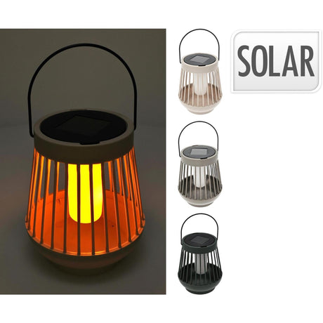 Lanterna solare da giardino professionale LED 13x15 cm 3 assi