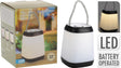 Lampada da tavolo per acconciature portatile LED nera 9x12 cm