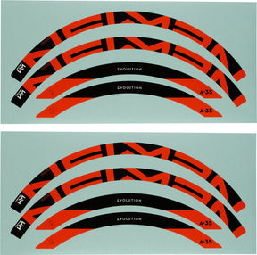 Kit decalcomanie per cerchi Newmen a.35