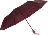 Ombrello pieghevole a quadretti 99x57cm