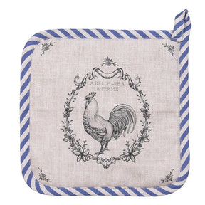 Presina Clayre eef gallo beige blu 20x20 cm