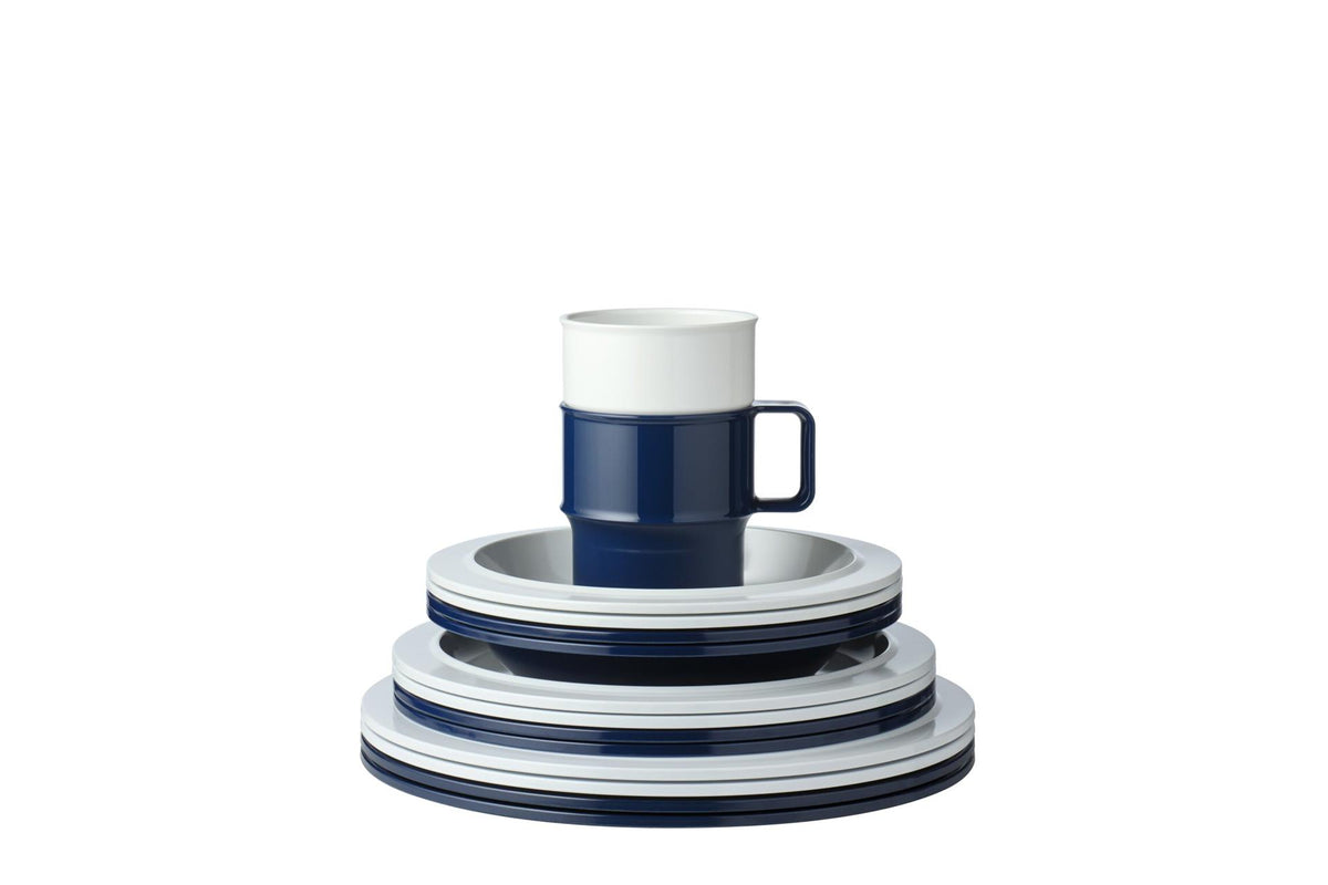 Piatto fondo Mepal basic ã˜19,5 cm in melammina oceano
