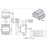 Scatola modulo guida Din - 4 mg