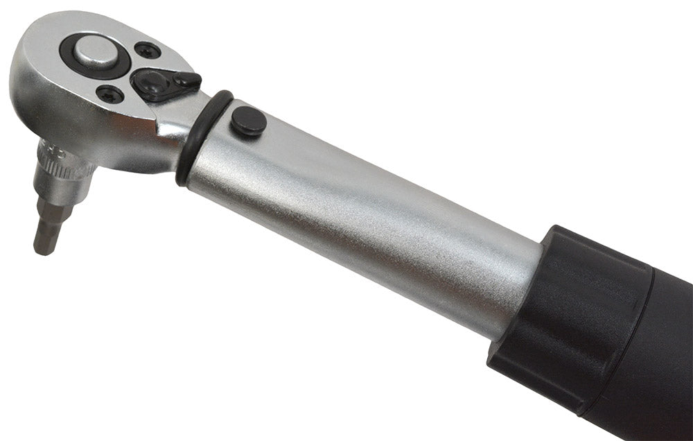 Chiave dinamometrica al radon 1 4 2-24 nm + selezione di punte da 9 pezzi