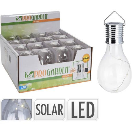 Lampada solare da giardino Pro a LED a forma di pera Lampada solare a LED a forma di pera