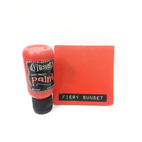 Ranger inchiostro ranger • dylusions vernice bottiglia con tappo a scatto Fiery Sunset 29ml