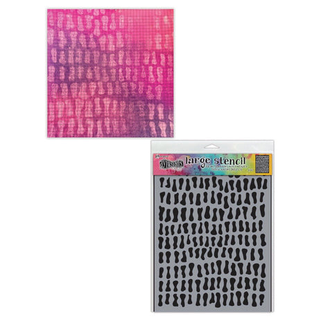 Ranger ink ranger • dilusioni stencil pepite dorate grandi