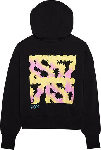 Maglione in pile po ts57 con testa di volpe