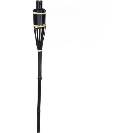 Torcia da giardino Pro Garden in bambù 65 cm nera