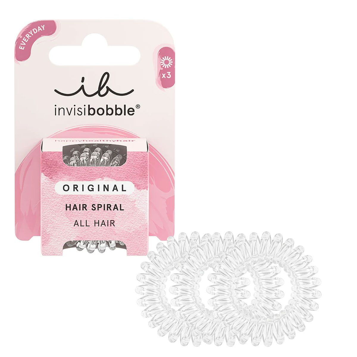 Invisibobble originale cristallino 3 pezzi